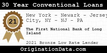 The First National Bank of Long Island 30 Year Conventional Loans bronze