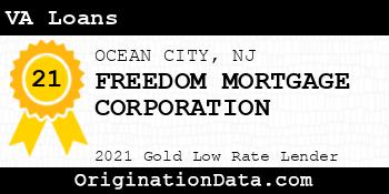 FREEDOM MORTGAGE CORPORATION VA Loans gold