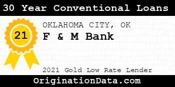F & M Bank 30 Year Conventional Loans gold