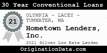 Hometown Lenders 30 Year Conventional Loans silver
