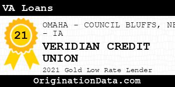 VERIDIAN CREDIT UNION VA Loans gold