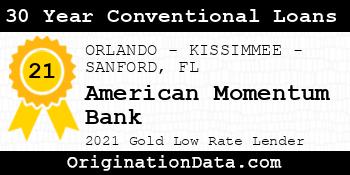 American Momentum Bank 30 Year Conventional Loans gold