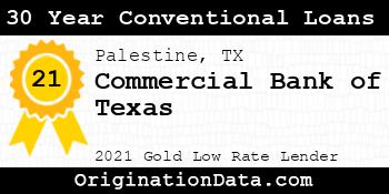 Commercial Bank of Texas 30 Year Conventional Loans gold