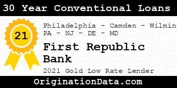 First Republic Bank 30 Year Conventional Loans gold