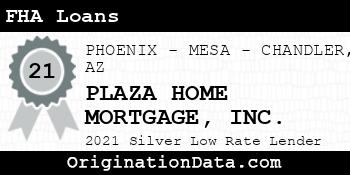 PLAZA HOME MORTGAGE  FHA Loans silver