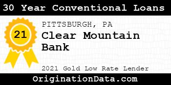 Clear Mountain Bank 30 Year Conventional Loans gold