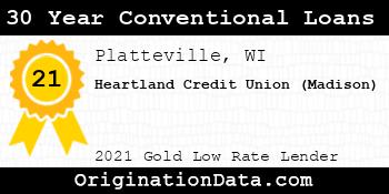 Heartland Credit Union (Madison) 30 Year Conventional Loans gold