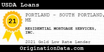 RESIDENTIAL MORTGAGE SERVICES USDA Loans gold