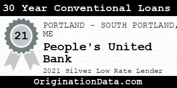 People's United Bank 30 Year Conventional Loans silver