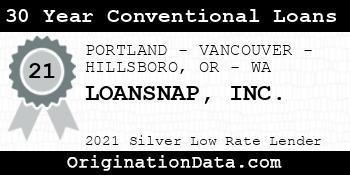 LOANSNAP  30 Year Conventional Loans silver