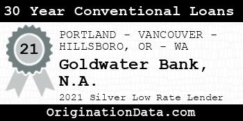 Goldwater Bank N.A. 30 Year Conventional Loans silver