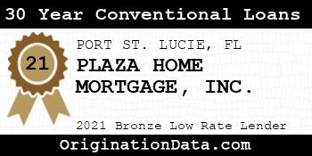 PLAZA HOME MORTGAGE  30 Year Conventional Loans bronze