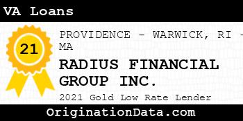 RADIUS FINANCIAL GROUP VA Loans gold