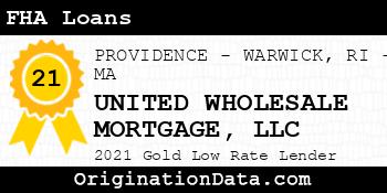 UNITED WHOLESALE MORTGAGE  FHA Loans gold