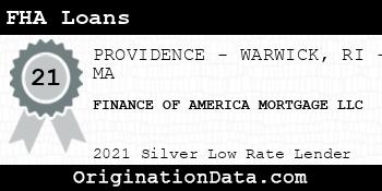 FINANCE OF AMERICA MORTGAGE  FHA Loans silver
