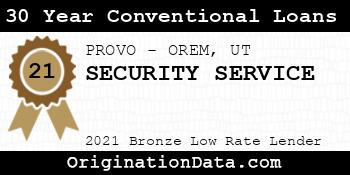 SECURITY SERVICE 30 Year Conventional Loans bronze