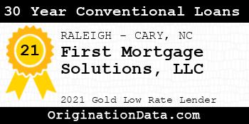 First Mortgage Solutions 30 Year Conventional Loans gold