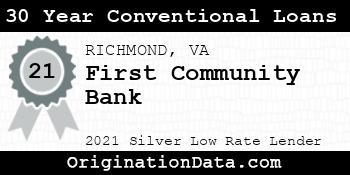 First Community Bank 30 Year Conventional Loans silver