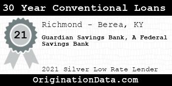 Guardian Savings Bank A Federal Savings Bank 30 Year Conventional Loans silver