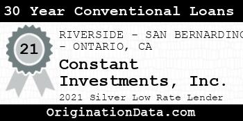 Constant Investments  30 Year Conventional Loans silver