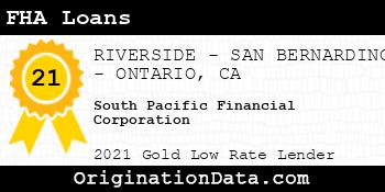 South Pacific Financial Corporation FHA Loans gold