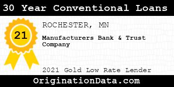 Manufacturers Bank & Trust Company 30 Year Conventional Loans gold