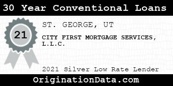 CITY FIRST MORTGAGE SERVICES  30 Year Conventional Loans silver