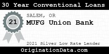 MUFG Union Bank 30 Year Conventional Loans silver