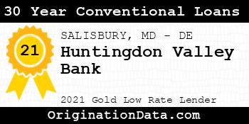 Huntingdon Valley Bank 30 Year Conventional Loans gold