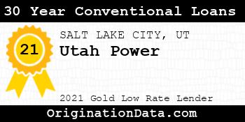 Utah Power 30 Year Conventional Loans gold