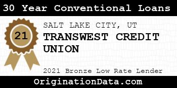 TRANSWEST CREDIT UNION 30 Year Conventional Loans bronze