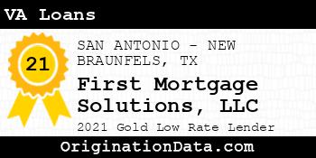 First Mortgage Solutions VA Loans gold