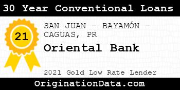 Oriental Bank 30 Year Conventional Loans gold