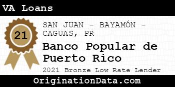 Banco Popular de Puerto Rico VA Loans bronze