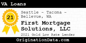 First Mortgage Solutions VA Loans gold