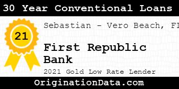 First Republic Bank 30 Year Conventional Loans gold