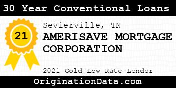 AMERISAVE MORTGAGE CORPORATION 30 Year Conventional Loans gold