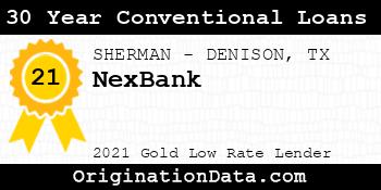 NexBank 30 Year Conventional Loans gold