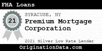 Premium Mortgage Corporation FHA Loans silver