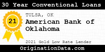 American Bank of Oklahoma 30 Year Conventional Loans gold