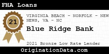 Blue Ridge Bank FHA Loans bronze