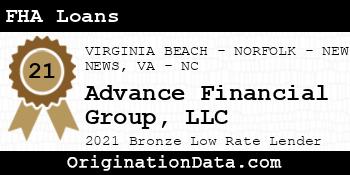 Advance Financial Group  FHA Loans bronze