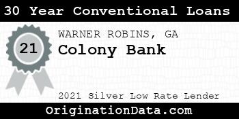 Colony Bank 30 Year Conventional Loans silver