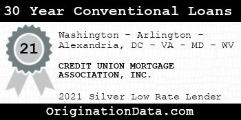 CREDIT UNION MORTGAGE ASSOCIATION  30 Year Conventional Loans silver