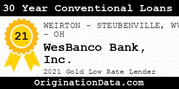 WesBanco 30 Year Conventional Loans gold