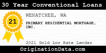 PRIMARY RESIDENTIAL MORTGAGE  30 Year Conventional Loans gold