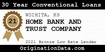 HOME BANK AND TRUST COMPANY 30 Year Conventional Loans bronze
