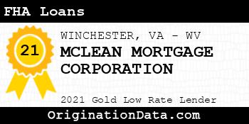 MCLEAN MORTGAGE CORPORATION FHA Loans gold