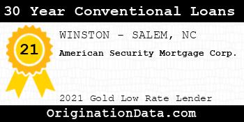 American Security Mortgage Corp. 30 Year Conventional Loans gold