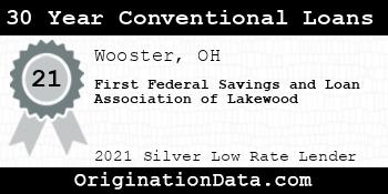 First Federal Savings and Loan Association of Lakewood 30 Year Conventional Loans silver